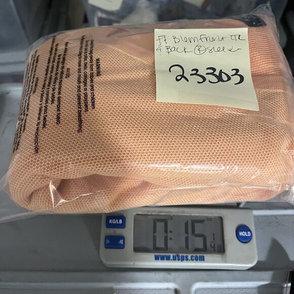 Vintage St. Croix Men’s XL Cotton Sweater Peach V-Neck Made in USA Minor Flaws - Picture 10 of 12